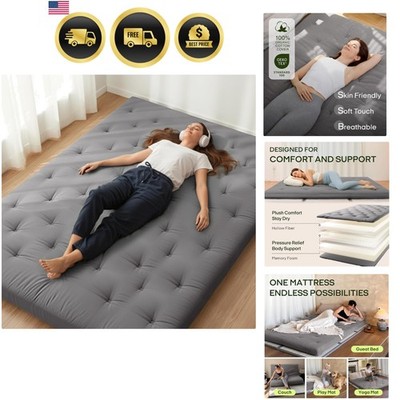 Floor Futon Mattress Queen Size 80x60 Portable Foldable Tatami Cushion