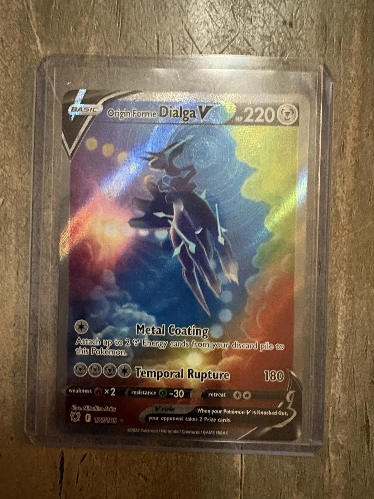 Pokémon TCG Origin Forme Dialga v Astral Radiance Ultra Rare Holo 177/189