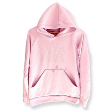 Ladies Pink Hoodie Sweatshirt Jumper Size Small, 8-10