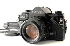 EXC Canon A-1 A1 35mm SLR Film Camera / New FD 50mm f/1.4 Lens from JAPAN