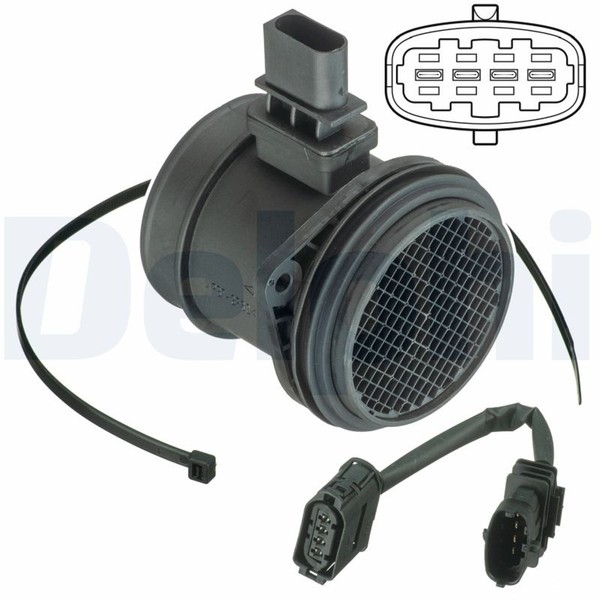 Delphi Luftmassenmesser AF10392-12B1 FüR Volvo V50 285 S40 V70 C70 S60 275 384 1-image
