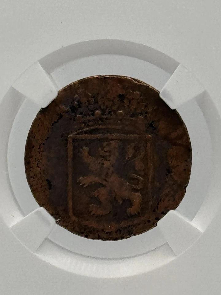 1751 VOC Dutch East India Company Duit,NGC certified,known as the New York Penny - Image 4 of 4