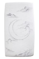 Pottery Barn Baby Kids Picture Perfect Moon Organic Crib Fitted Sheet NEW Gray