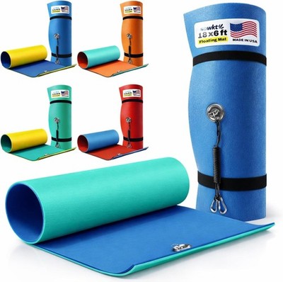 SOWKT  Made in USA Premium Floating Mat for Lakes & Pools, Extra Large Lily Pads