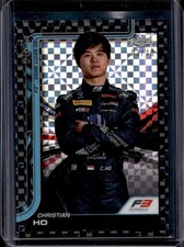2025 Topps Chrome F1 Christian Ho Black Checker Flag Refractor F3 Driver #/10