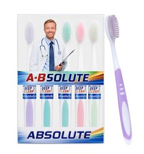 Bulk Toothbrushes Individually Wrapped 12 Pack   Soft Bristle Manual Toothbru...