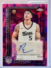 Nique Clifford RC - 2025-26 Topps Chrome Update - Auto Magenta / Purple