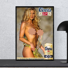 Coors Banquet Beer Poster 16x24 Vintage Retro 80s Style Bar Pub Decor Wall decor