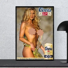 Coors Banquet Beer Poster 16x24 Vintage Retro 80s Style Bar Pub Decor Wall decor