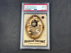 2017 SAGE HIT PREMIER DRAFT PATRICK MAHOMES II RC PREMIUM PORTRAIT PSA 10 GEM MT