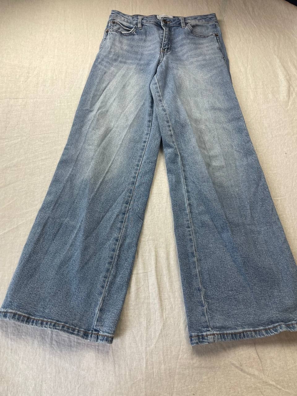 ReGeneration By Celebrity Pink Baggy Wide Leg Jeans Womens Size 7/28 Blue Denim