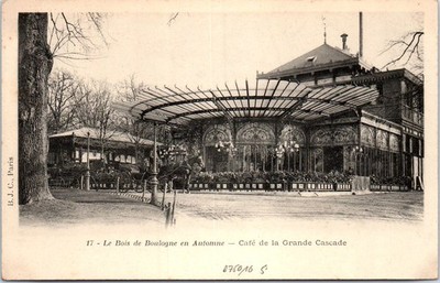75016 PARIS - Cafe de la grande cascade.