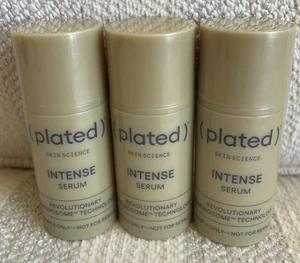 Plated Skin Science Intense Serum 3 X 5 ML = Full Size Fresh Authentic