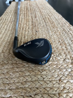 Kasco Dolphin BLACK Gap Wedge 50* DW-118 w/NS Pro Stiff Steel Shaft MINT