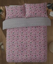 Brand New Cherry Skulls Single Bed Set Duvet Set Reversible Bedding