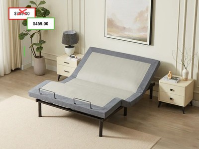 SmartFlex SF500 Remote Control Ergonomic Adjustable Bed Frame - FREE SHIPPING.