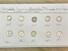Mercury Head Dimes 1924-1945 - 90% Silver Circulated Winged Liberty (lot of 10)