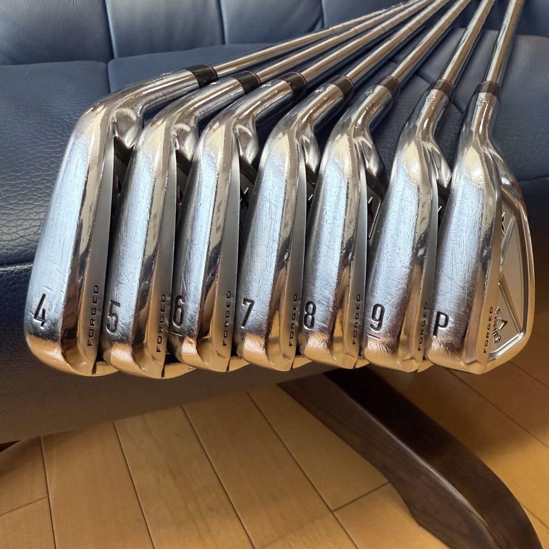 ■キャロウェイX-FORGED 2013アイアン 4-P■KBS Callaway Iron Set X-FORGED 2013 KBS FLEX-S 4-P, 52, 56 used