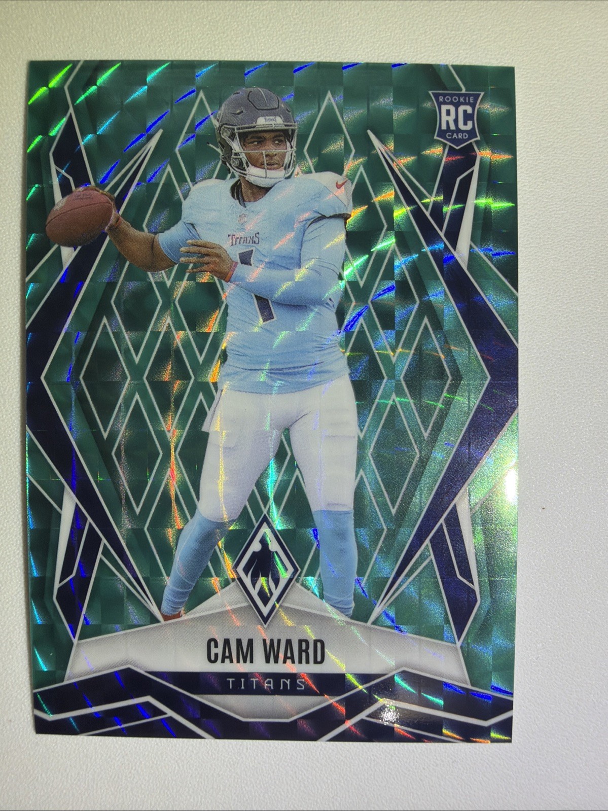 2025 Panini Phoenix - Cam Ward #194 Teal  /225 (RC)