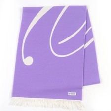 Burberry Wool Scarf Women Purple One Size