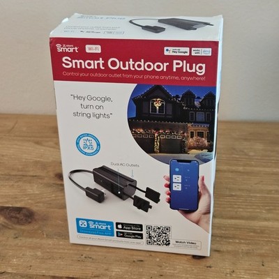 Atomi Wi-Fi Smart Outdoor Plug Control from Smartphone App Alexa Google 1