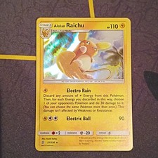 Pokémon TCG Sm-Unified Minds Alolan Raichu 57/236 110 HP Holo