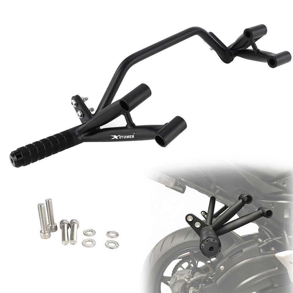 Stunt Subcage Passenger Footpegs Guard Fit For Kawasaki Z650/Ninja 650 2017-2025