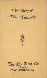 ANTIQUE Middlesboro Kentucky THE SKY LAND CO. BOOKLET Story of The Pinnacle VG