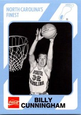 1989-90 Collegiate Collection/Coca-Cola North Carolina's - Billy Cunningham #38