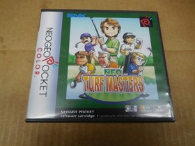 Neo Geo Pocket Color Pearl Blue System TESTED w/ Turf Masters Metal Slug 1st Mis