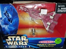 Star Wars Episode I Action Fleet Republic Cruiser 1998 Galoob-FACTORY SEALED NEW