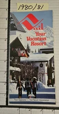 1980/81  VAIL SKI RESORT 8P BROCHURE.   MINT
