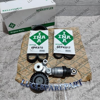 Tensioner & Belt Set Fit For Mazda 3 6 CX-5 CX-9 CX-30 2014-2022 6PK970 3EPK817 