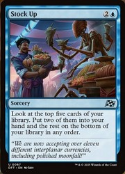 Stock Up Aetherdrift 67 Uncommon Sorcery