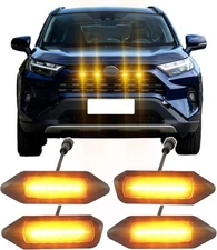LED Grille Lights for 2019-2025 Toyota RAV4 Front Grill Light DRL Accessories