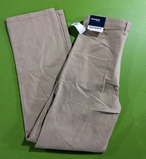 Old Navy Straight Leg Chino Khaki Pant Boys Size 14 NWT Flex Uniform Pants