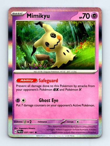 #37 2024 Paldean Fates [ Mimikyu HOLO