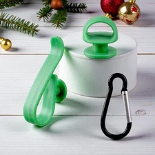 Bogg Bag Green Hooks and Key Holder 3 pcs Accessories Bagg Bag Charm Cup Hanger