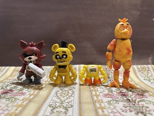 Funko Snaps Five Nights at Freddy's Foxy Golden Freddy Chica Tye Dye Parts LOT