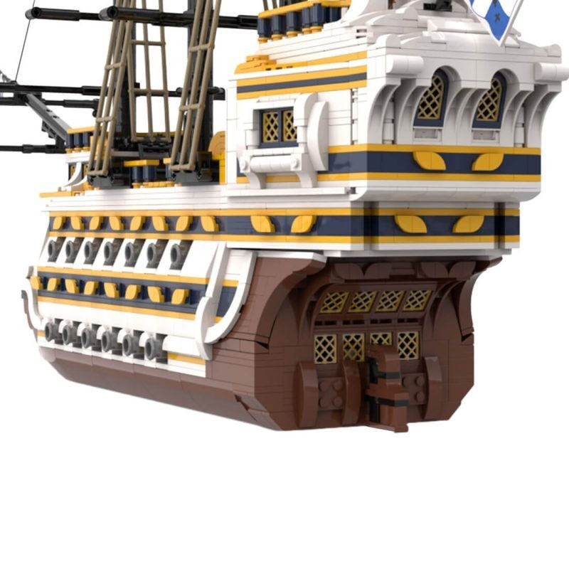 MOC-160740 Pirate Battleship Sailing Warship Assembly Model 3016 Pcs