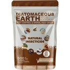 Diatomaceous Earth 500g DE - FEED Grade Red Mite Fleas Ticks Worming Powder
