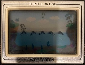 1982 NINTENDO GAME & WATCH TURTLE BRIDGE HANDHELD LCD GAME TESTED WORKING