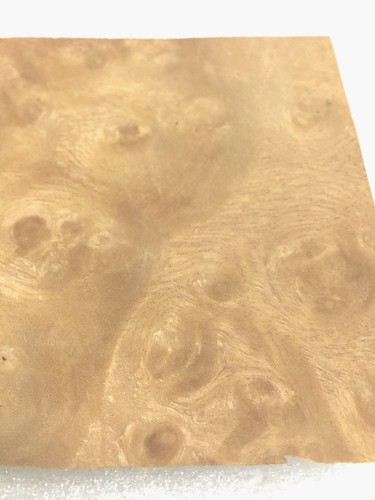 Pimento Burl wood veneer 3" x 6"-7" raw with no backing 1/32"-1/42" thick - Picture 3 of 3