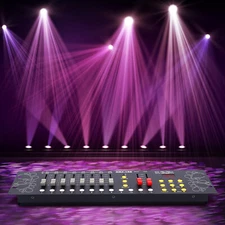 DJ DMX 512 192 Channels Operator Console Controller Stage Lighting DJ Party US