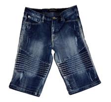 Southpole Distressed Denim Shorts Size 14 Boys Youth Blue