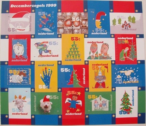 Ned. 1999 - Vel Decemberzegels postfris - 第 1/1 張圖片