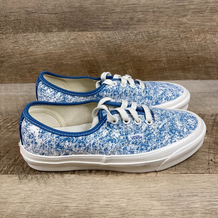 VANS Vault OG Authentic LX Acid Wash Navy Marshmallow Shoes