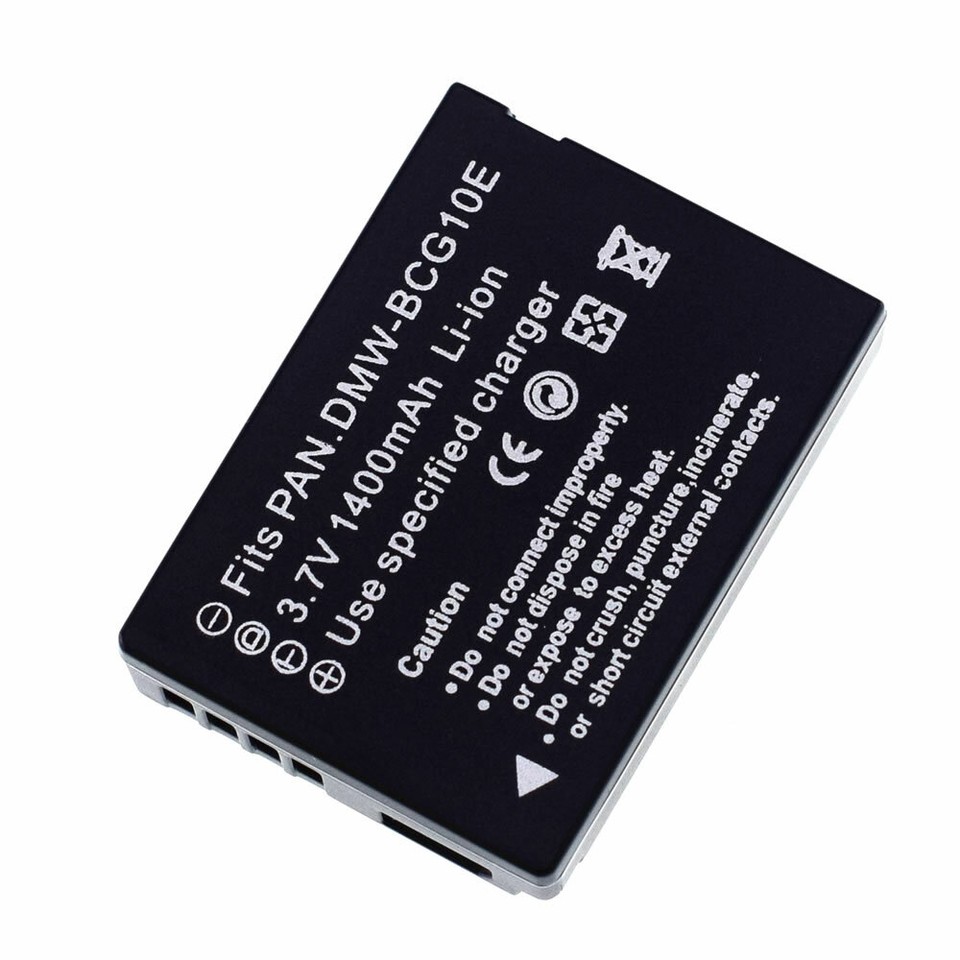 Batterie Pour Panasonic Lumix DMW-BCF10E - Compatible DMC-TS4, FT4, FT3, FS7 - Lithium-Ion 940mAh - Rechange Haute Performance