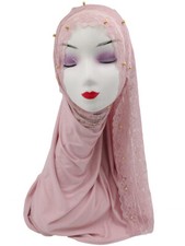 Instant Headscarf Women Hijab Muslim Shawl Wrap Turban Scarves Prayer Khimar Eid