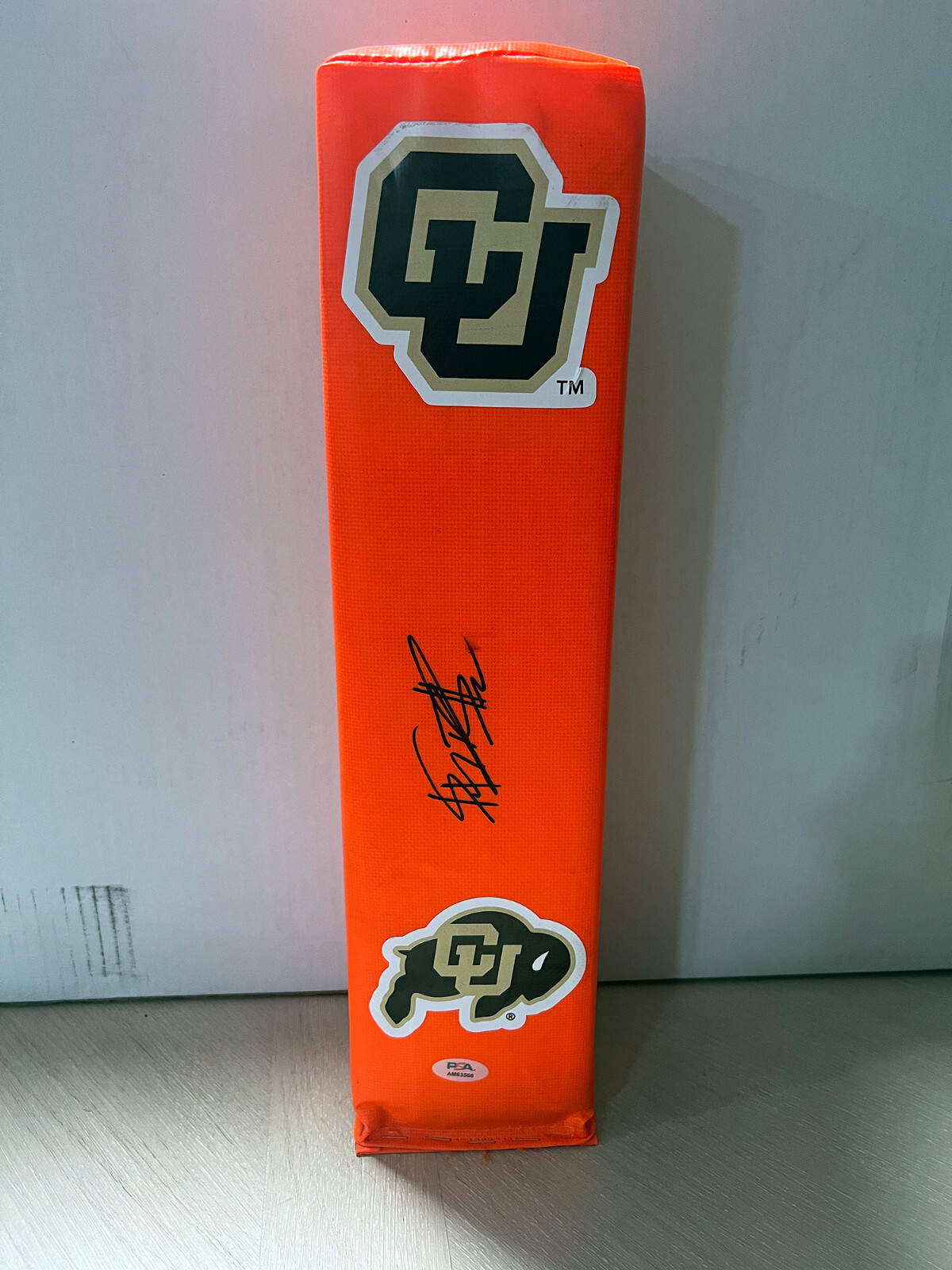 SHEDEUR SANDERS Colorado Buffaloes QB Prime SIGNED Auto Touchdown PYLON PSA COA 